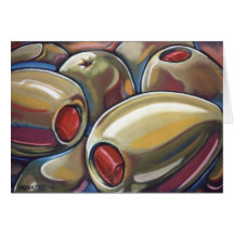 Olives Greeting Cards