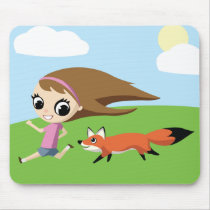 Olivia and Cheddar Mouse Pads