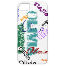 Olivia Case iPhone 5 Name Case
