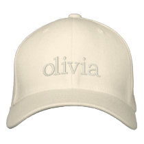 olivia embroidered hat