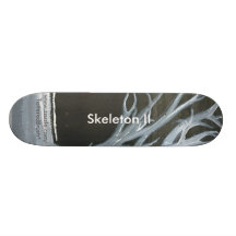 Ollie with Skeleton II Skateboard Deck