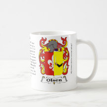 Olsen, the origin and meaning on a mug