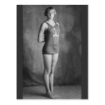 Olympic Champion Swimmer, 1920s Postcard