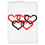 Olympic Hearts Greeting Card