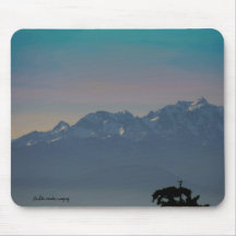 Olympic Mountains Shine Mousepad