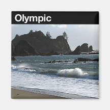 Olympic National Park Fridge Magnet