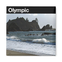 Olympic National Park Fridge Magnet