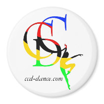 Olympic ring colours magnet
