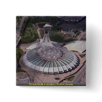 Olympic Stadium, Montreal, Quebec, Canada Pinback Button