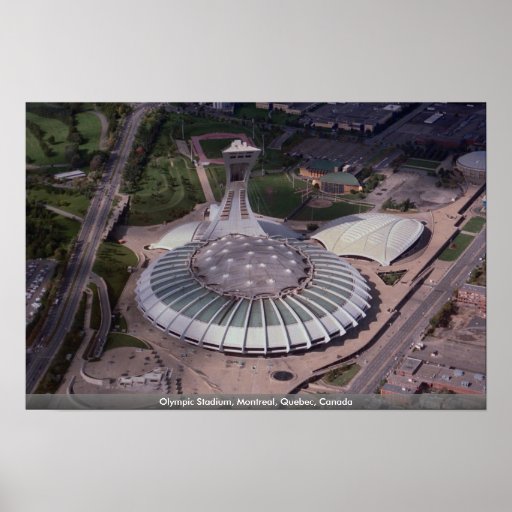 Olympic Stadium, Montreal, Quebec, Canada Posters