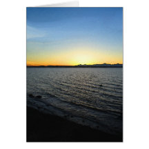 Olympic Sunset II Card
