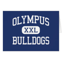 Olympus - Bulldogs - Junior - Salt Lake City Utah Greeting Card