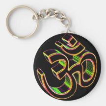 OM AUM 3D KEY CHAINS