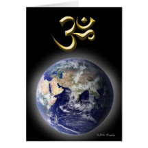 Om (AUM) Greeting Cards