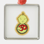 Om baby christmas tree ornaments