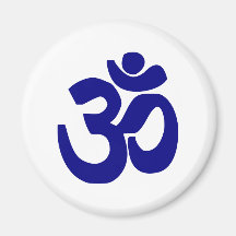 Om Fridge Magnet