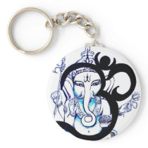 OM  -  Ganesha Key Chain
