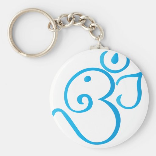Om-ganpati-turqoise Key Chain