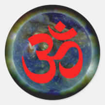 om heart stickers