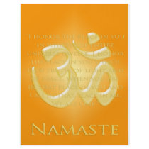 Om in Oranges & Gold - Namaste