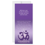 Om in Purples - Namaste