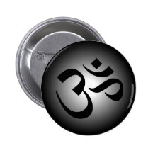 OM indou - symbole de méditation Badge