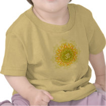 Om Mandala Baby Onesie t-shirts