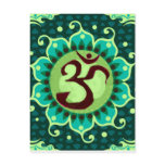 om mandala post card