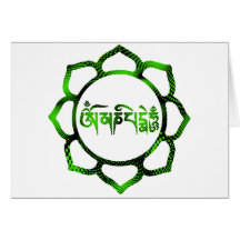 om mani padme hum-2 card
