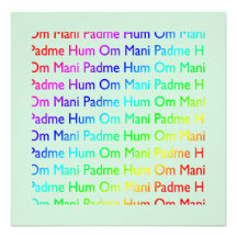 Om mani padme hum Invitation