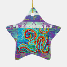 OM Mantra - 108 Times Christmas Tree Ornament