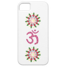 OM MANTRA - Flower Garland based iPhone 5 Case