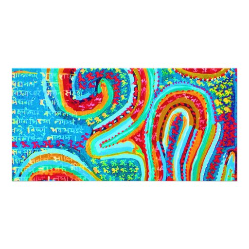OM Mantra Om108 Photo Card Template