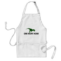 Om Nom Nom Dinosaur Rawr is Hungry Apron