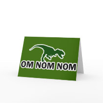 Om Nom Nom Dinosaur Rawr is Hungry