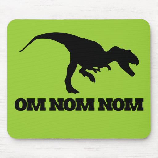 Om Nom Nom Mousepad