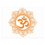 Om - Ohm - Aum Symbol Postcard
