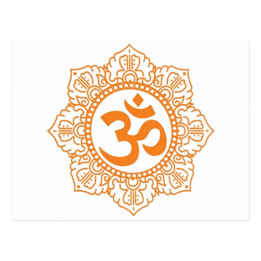 Om - Ohm - Aum Symbol Postcard