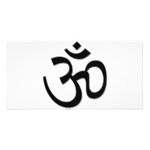 OM SHANTI CUSTOM PHOTO CARD