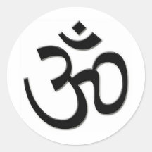 OM SHANTI STICKERS