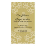 Om Shanti Yoga Business Card