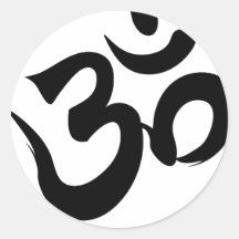 om sticker