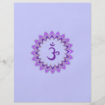Om Symbol / Crown Chakra Flyer
