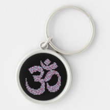 Om Symbol Keychain