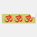 Om Symbol Mystical Sound in Hindu and Buddhism Bumper Sticker