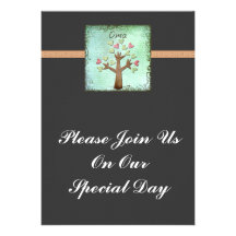 oma heart tree personalized announcement