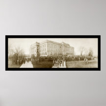 Omaha High School Photo 1914 Print