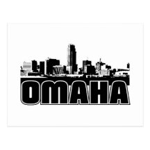 Omaha Skyline Postcard