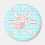 Oman Coat of Arms detail Refrigerator Magnets
