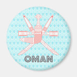 Oman Coat of Arms Fridge Magnet